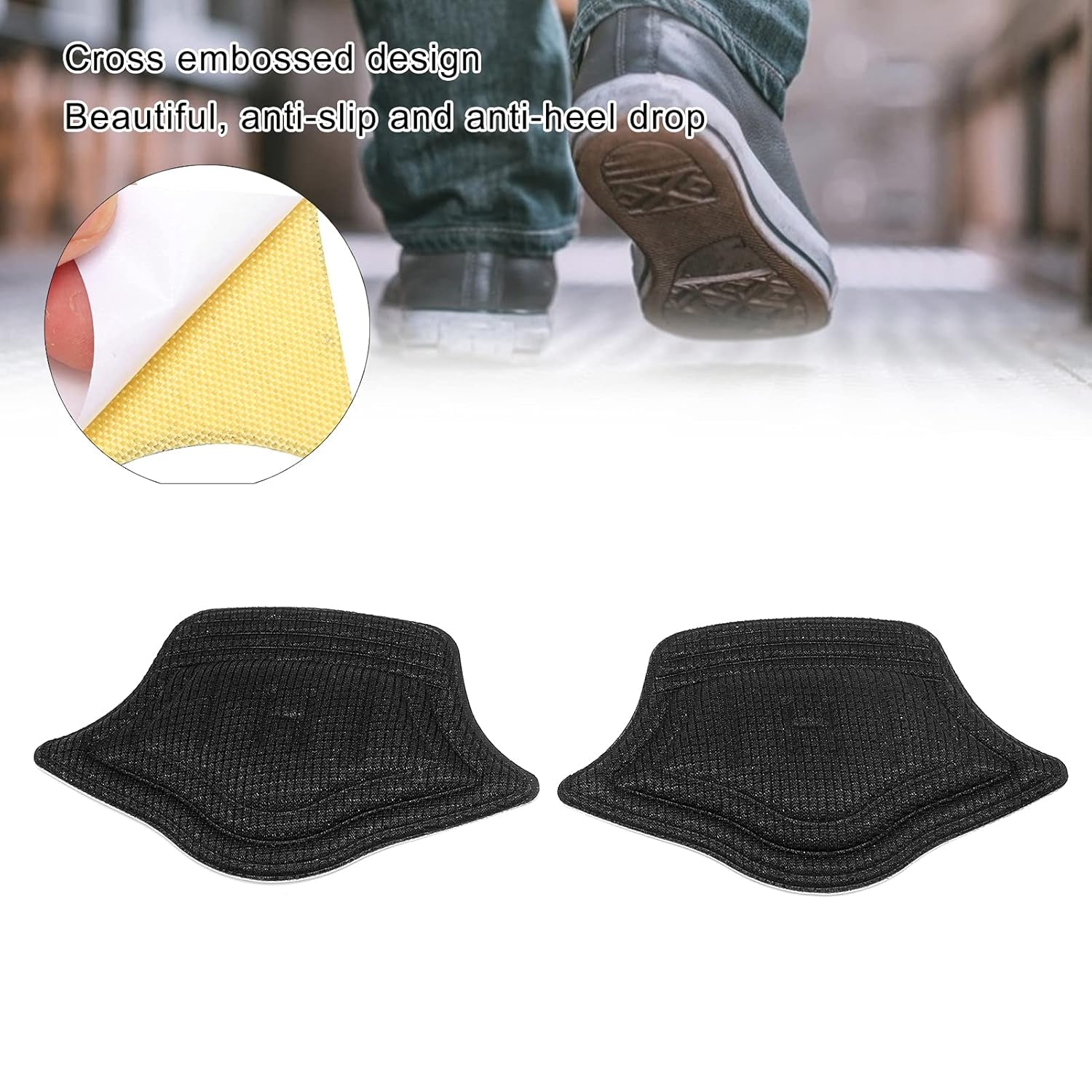 Heel Cushion Pads Widely Applicable Protective Shoe Insoles (1 Pair) Heel Cushion Pads Widely Applicable Protective Shoe Insoles (1 Pair)